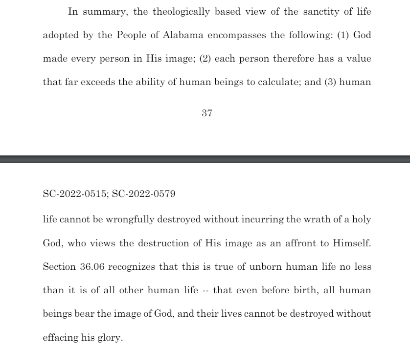 photo:official Alabama SC ruling on IVF